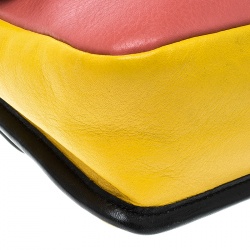 Pre Owned Marc by Marc Jacobs Colorblock Leather Rebel 24 Shoulder Bag