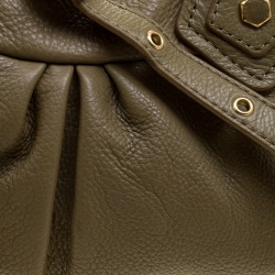 Pre Owned Marc by Marc Jacobs Taupe Leather Classic Q Baby Groovee Bag