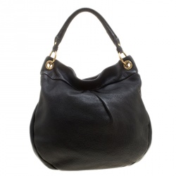 Pre Owned Marc by Marc Jacobs Black Leather Classic Q Hillier Hobo
