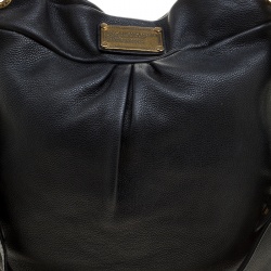 Pre Owned Marc by Marc Jacobs Black Leather Classic Q Hillier Hobo