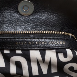 Pre Owned Marc by Marc Jacobs Black Leather Classic Q Hillier Hobo