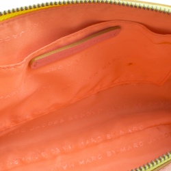 Pre Owned حقيبة كروس مارك باي مارك جاكوبس جلد خضراء/ وردية