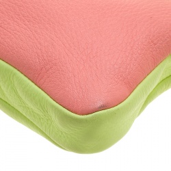 Pre Owned حقيبة كروس مارك باي مارك جاكوبس جلد خضراء/ وردية