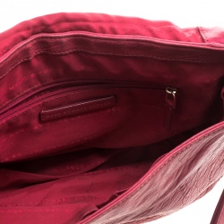 Pre Owned حقيبة كروس مارك باي مارك ذا ناش جاكوبس جلد عنابي