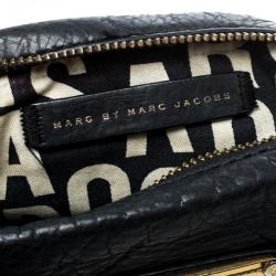 Pre Owned Marc by Marc Jacobs Black Leather Classic Q Percy Crossbody Bag