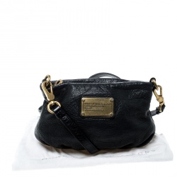 Pre Owned Marc by Marc Jacobs Black Leather Classic Q Percy Crossbody Bag