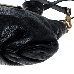 Pre Owned Marc by Marc Jacobs Black Leather Classic Q Percy Crossbody Bag