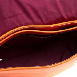 Pre Owned حقيبة كتف مارك باي مارك جاكوبس لونا كبيرة جلد برتقالية