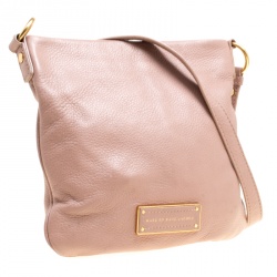 Pre Owned Marc by Marc Jacobs Beige Leather Crossbody Bag