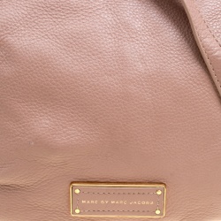 Pre Owned Marc by Marc Jacobs Beige Leather Crossbody Bag