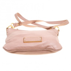 Pre Owned Marc by Marc Jacobs Beige Leather Crossbody Bag