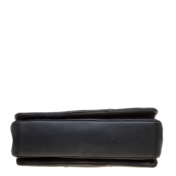 Pre Owned Marc by Marc Jacobs Black Leather East End Lady Rei Clutch 