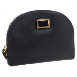 Pre Owned Marc by Marc Jacobs Leather Show Off Dome Clutch