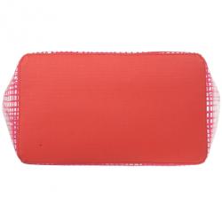 Pre Owned Marc by Marc Jacobs Pink Check Transparent Tote