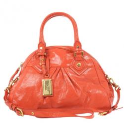 مملوكة مسبقًا Marc by Marc Jacobs Vibrant Orange Classic Q Baby Aidan Satchel