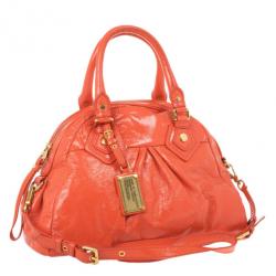 مملوكة مسبقًا Marc by Marc Jacobs Vibrant Orange Classic Q Baby Aidan Satchel