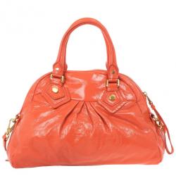 مملوكة مسبقًا Marc by Marc Jacobs Vibrant Orange Classic Q Baby Aidan Satchel