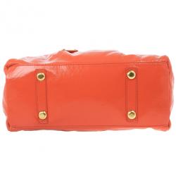 مملوكة مسبقًا Marc by Marc Jacobs Vibrant Orange Classic Q Baby Aidan Satchel