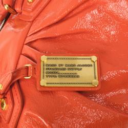 مملوكة مسبقًا Marc by Marc Jacobs Vibrant Orange Classic Q Baby Aidan Satchel