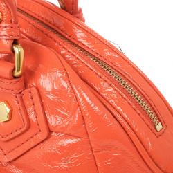 مملوكة مسبقًا Marc by Marc Jacobs Vibrant Orange Classic Q Baby Aidan Satchel
