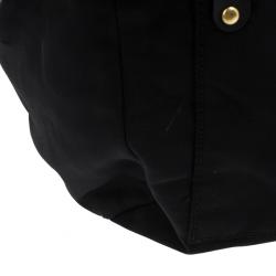 Pre Owned Marc by Marc Jacobs Black Preppy Nylon Pearl Satchel