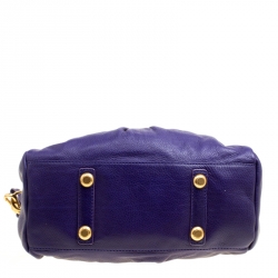 مملوكة مسبقًا حقيبة مارك باي مارك جاكوبس كلاسيك كيو ب يبي غروف جلد رصاصي