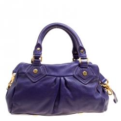 مملوكة مسبقًا حقيبة مارك باي مارك جاكوبس كلاسيك كيو بيبي غروف جلد رصاصي