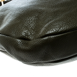 Pre Owned Marc by Marc Jacobs Olive Green Leather Classic Q Hillier Hobo