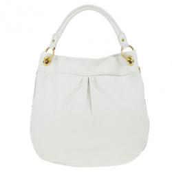 مملوكة مسبقًا Marc by Marc Jacobs White Classic Q Hillier Hobo