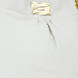 مملوكة مسبقًا Marc by Marc Jacobs White Classic Q Hillier Hobo