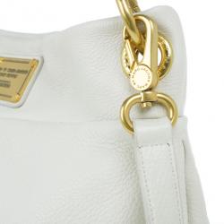 مملوكة مسبقًا Marc by Marc Jacobs White Classic Q Hillier Hobo