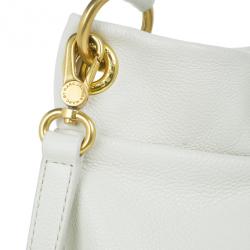 مملوكة مسبقًا Marc by Marc Jacobs White Classic Q Hillier Hobo