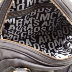 Pre Owned Marc by Marc Jacobs Grey Leather Classic Q Baby Groovee Satchel