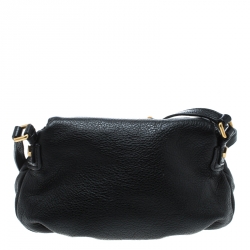 مملوكة مسبقًا Marc by Marc Jacobs Black Leather Classic Q Natasha Crossbody Bag