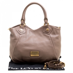 Marc by Marc Jacobs Brown Leather Classic Q Francesca Top Handle Bag