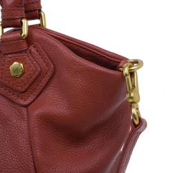 Pre Owned Marc by Marc Jacobs Rouge Leather Classic Q Fran Shoulder Bag