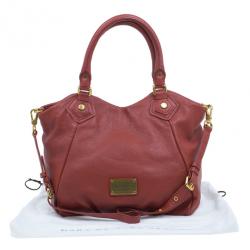 Pre Owned Marc by Marc Jacobs Rouge Leather Classic Q Fran Shoulder Bag