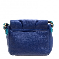 Pre Owned حقيبة كروس مارك باي مارك جاكوبس جلد توركواز/ زرقاء