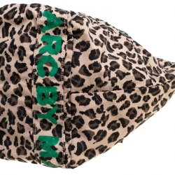 مملوكة مسبقًا حقيبة يد مارك باي مارك جاكوبس كانفاس طباعة فهد خضراء/ بنية