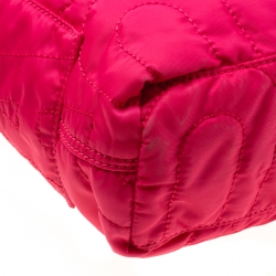 Pre Owned Marc by Marc Jacobs Pink Nylon Medium Pretty Tate Tote