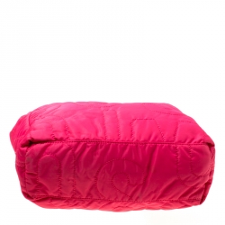 Pre Owned Marc by Marc Jacobs Pink Nylon Medium Pretty Tate Tote