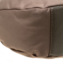 Pre Owned حقيبة كتف مارك باي مارك جاكوبس جلد وقماش خضراء كاكية