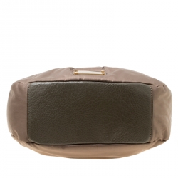 Pre Owned حقيبة كتف مارك باي مارك جاكوبس جلد وقماش خضراء كاكية