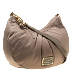 Pre Owned حقيبة كتف مارك باي مارك جاكوبس جلد وقماش خضراء كاكية