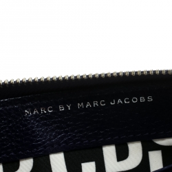 Marc by Marc Jacobs Purple Leather Zip Around Wallet 