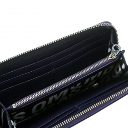 Marc by Marc Jacobs Purple Leather Zip Around Wallet 