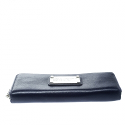 Marc by Marc Jacobs Purple Leather Zip Around Wallet 