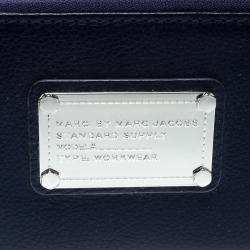 Marc by Marc Jacobs Purple Leather Zip Around Wallet 
