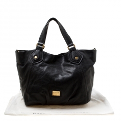 Pre Owned Marc By Marc Jacobs Black Leather Classic Tote