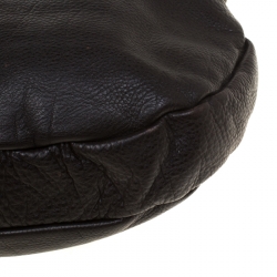 Pre Owned Marc by Marc Jacobs Dark Brown Leather Classic Q Hillier Hobo
